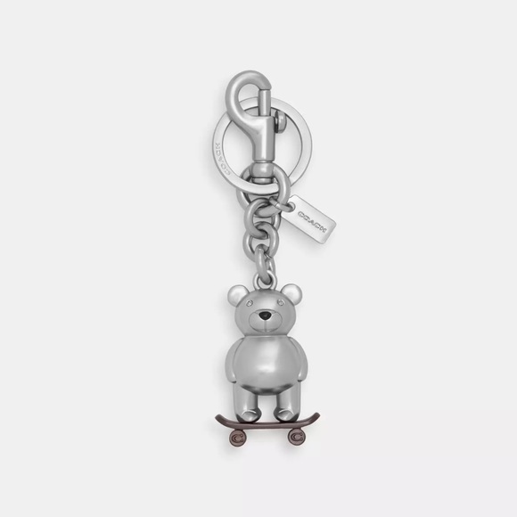 Coach Skateboard Bear Bag Charm Keychain - Picture 7 of 7